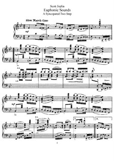 Euphonic Sounds: Für Klavier by Scott Joplin