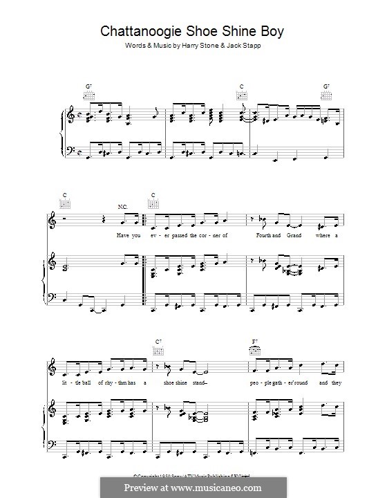 Chattanoogie ShoeShine Boy (Glen Miller) von H. Stone, J