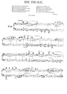 Symphonische Dichtung Nr.12 'Die Ideale', für Klavier, vierhändig, S.596c: Symphonische Dichtung Nr.12 'Die Ideale', für Klavier, vierhändig by Franz Liszt