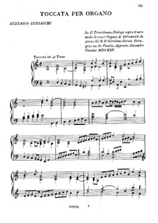 Toccata: Takkata by Luzzasco Luzzaschi