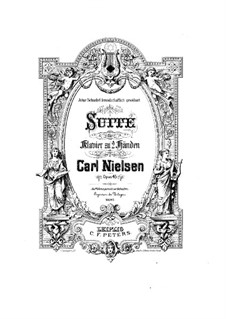 Suite für Klavier, FS 91 Op.45: Vollständiger Zyklus by Carl Nielsen