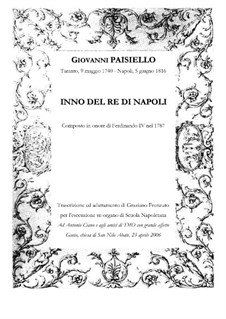 Inno del Re di Napoli: Inno del Re di Napoli by Giovanni Paisiello