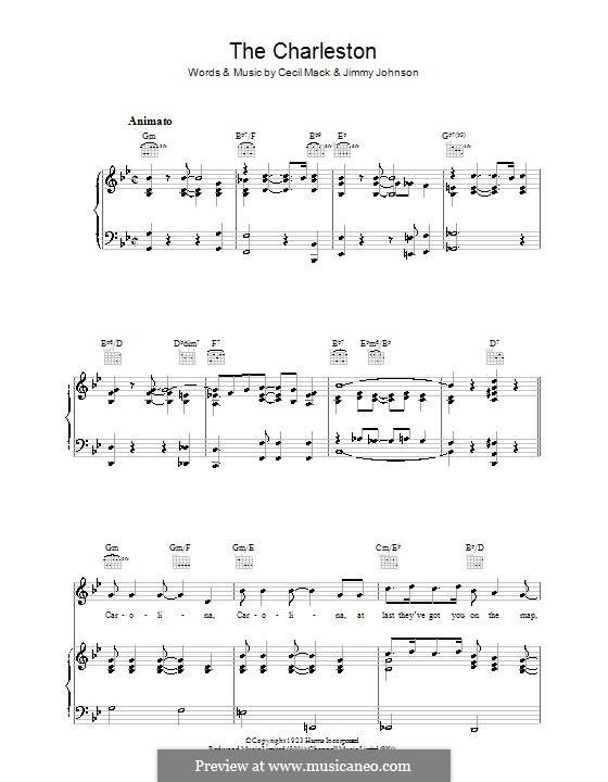 The Charleston: Für Stimme und Klavier (oder Gitarre) by Cecil Mack