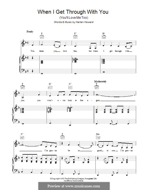 When i get through with you you ll love me too von h howard auf