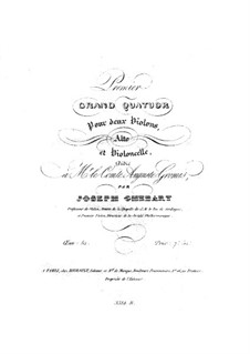 Streichquartett Nr.1 in A-Dur, Op.52: Streichquartett Nr.1 in A-Dur by Giuseppe Ghébart