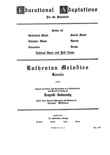 Russische Melodie: Russische Melodie by Leopold Godowsky