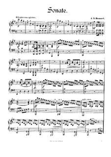 Sonate für Klavier Nr.7 in G-Dur: Sonate für Klavier Nr.7 in G-Dur by Johann Nepomuk Hummel