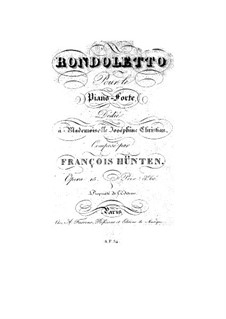 Rondoletto, Op.15: Rondoletto by Franz Hunten