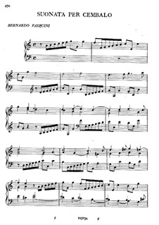 Sonate für Cembalo: Sonate für Cembalo by Bernardo Pasquini