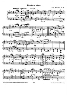 Andante und Variationen für zwei Klaviere, Op.6: Andante und Variationen für zwei Klaviere by Carl Reinecke