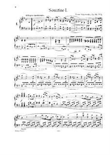 Zwei Sonatinen, Op.52: Zwei Sonatinen by Xaver Scharwenka