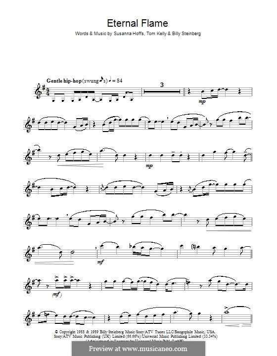 Eternal Flame: Für Flöte by Billy Steinberg, Susanna Hoffs, Tom Kelly