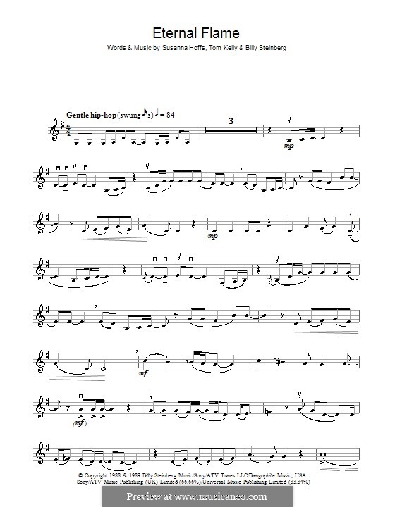 Eternal Flame: Für Violine by Billy Steinberg, Susanna Hoffs, Tom Kelly