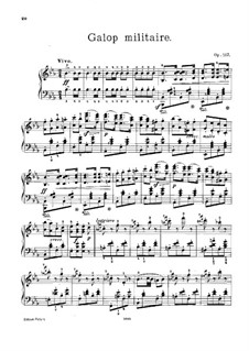 Galop Militaire, Op.117: Für Klavier by Charles Mayer