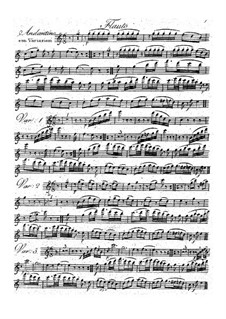 Sieben Variationen für Flöte, Violine und Bratsche, Op.16: Sieben Variationen für Flöte, Violine und Bratsche by Franz Christoph Neubauer