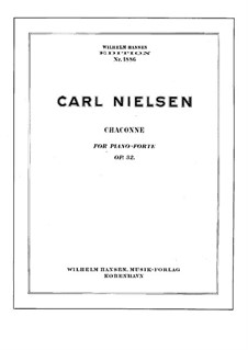 Chaconne, Op.32: Chaconne by Carl Nielsen