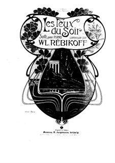 Les Feux du Soir: Für Klavier by Wladimir Rebikow