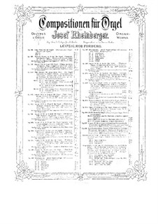 Sonate für Orgel Nr.15, Op.168: Sonate für Orgel Nr.15 by Josef Gabriel Rheinberger