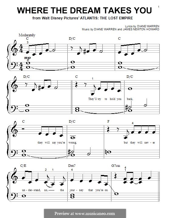 Where the Dream Takes You (from Atlantis The Lost Empire) von J.N