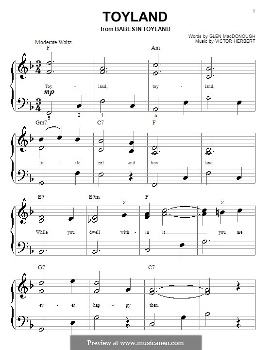 Toyland: Für Klavier by Victor Herbert