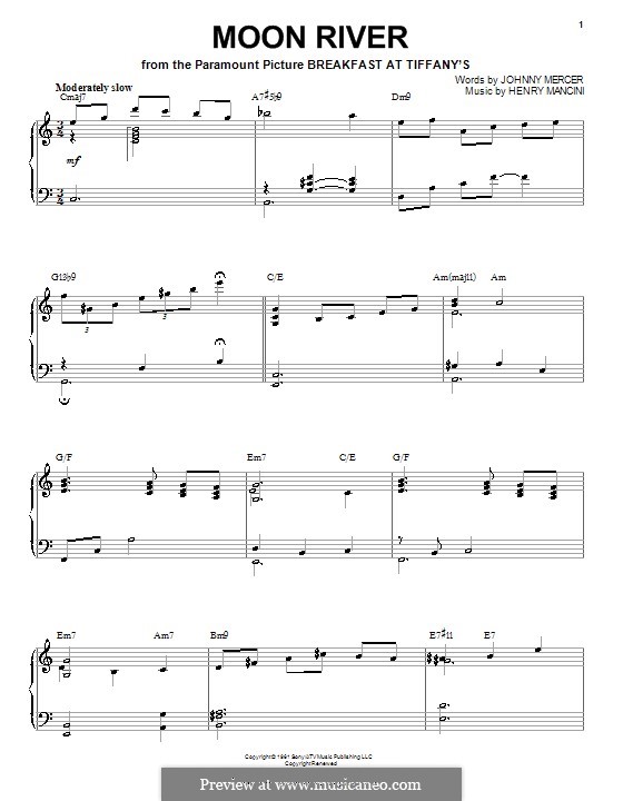 Piano version: Für einen Interpreten by Henry Mancini