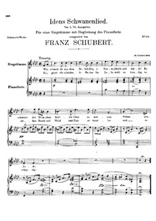 Idens Schwanenlied, D.317: F-moll by Franz Schubert