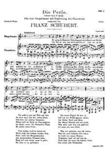 Die Perle, D.466: D-moll by Franz Schubert