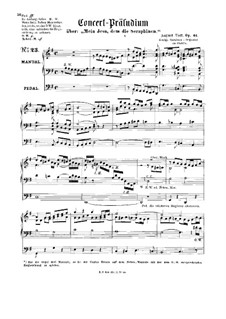 Concert-Präludium über 'Mein Jesu, dem die Seraphinen', Op.61: Concert-Präludium über 'Mein Jesu, dem die Seraphinen' by Johann August Wilhelm Todt