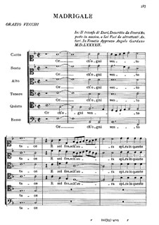 Or ch'ogni vento tace: Or ch'ogni vento tace by Orazio Vecchi