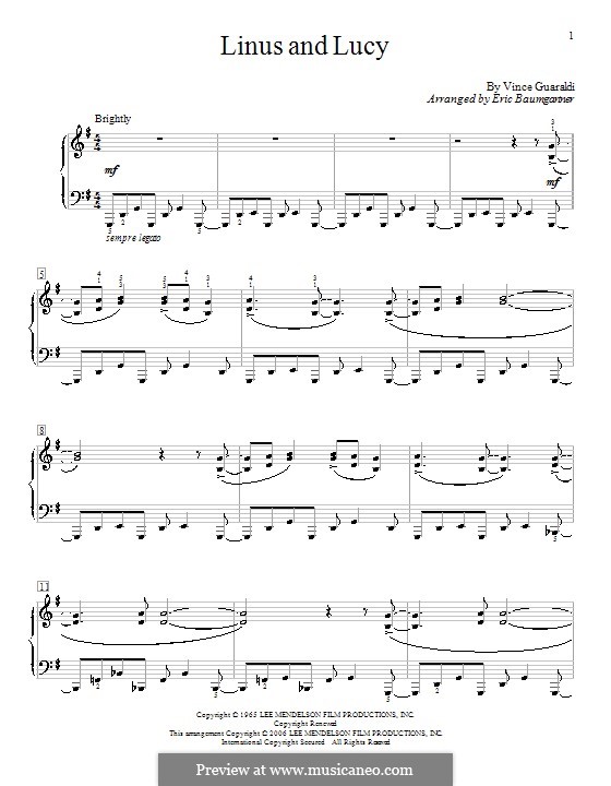 Piano version: Für einen Interpreten by Vince Guaraldi