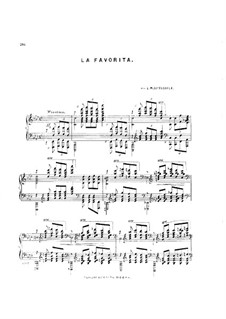La Favorita, Op.68: La Favorita by Louis Moreau Gottschalk
