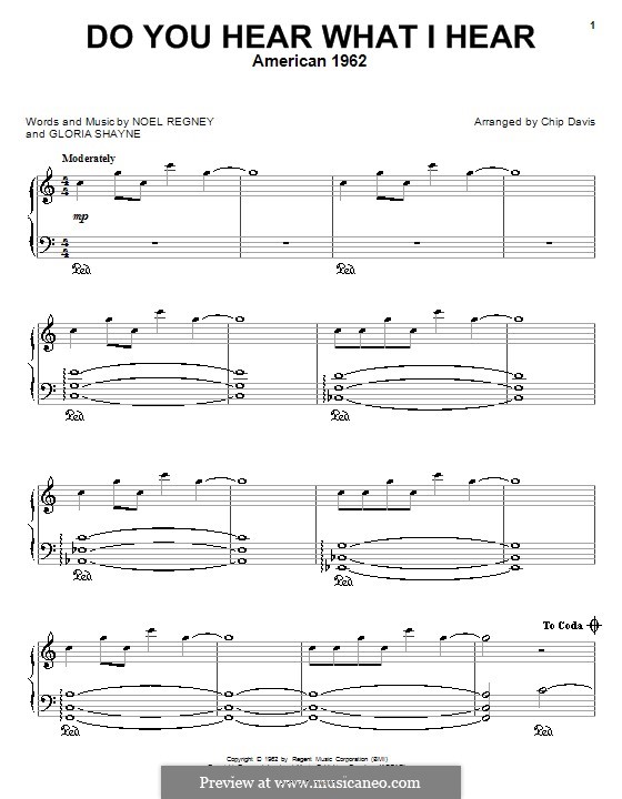 Piano version: Für einen Interpreten by Gloria Shayne, Noël Regney