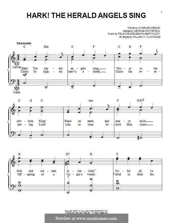 One instrument version: Accordion by Felix Mendelssohn-Bartholdy