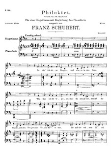 Philoktet, D.540: H-moll by Franz Schubert