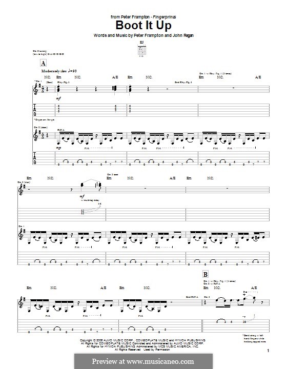 Boot It Up: Für Gitarre mit Tab by John Regan
