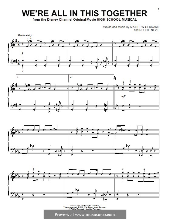 Vocal-instrumental version: Für Klavier by Matthew Gerrard, Robbie Nevil