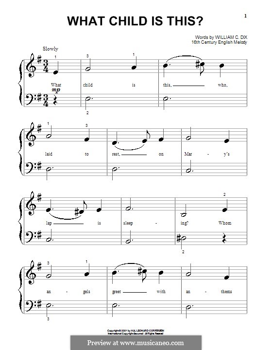 Piano version: Sehr leichte Fassung by folklore