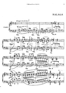 Iberia: Malaga by Isaac Albéniz