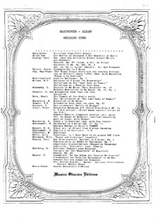 Wedding Song: Version für Klavier by Ludwig van Beethoven