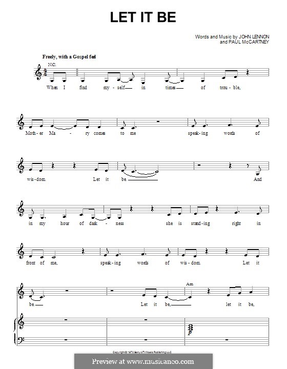 Vocal version: Für Stimme und Klavier by John Lennon, Paul McCartney