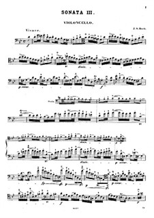 Bach - 3 Sonate Per Viola Da Gamba E Cembalo BWV 1027-1029 - Spartito Musicale - Foto 4