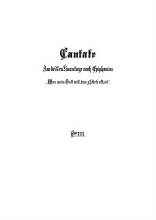 Was mein Gott will, das g'scheh allzeit, BWV 111: Vollpartitur by Johann Sebastian Bach