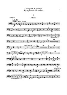 Sinfonische Skizzen: Schlagzeugstimme by George Whitefield Chadwick