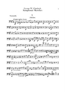 Sinfonische Skizzen: Cellostimme by George Whitefield Chadwick