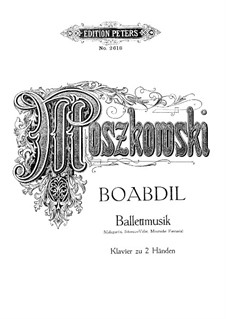 Boabdil, der letzte Maurenkönig, Op.49: Balletmusik, für Klavier by Moritz Moszkowski