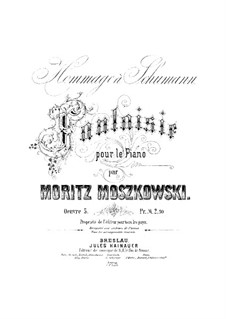Hommage à Schumann, Op.5: Für Klavier by Moritz Moszkowski