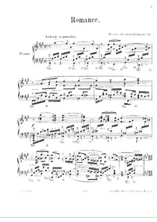 Romanze und Scherzo, Op.62: Romanze und Scherzo by Moritz Moszkowski