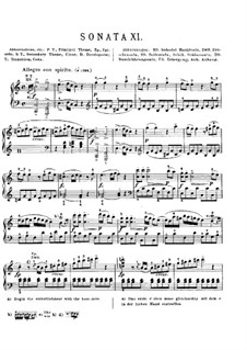 Sonate für Klavier Nr.7 in C-Dur, K.309: Mit Fingersatz by Wolfgang Amadeus Mozart