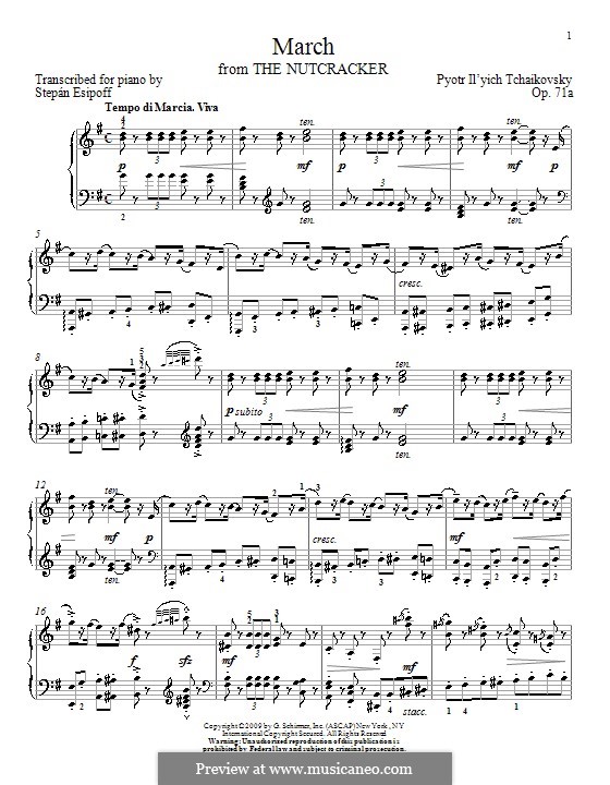 Nr.2 Marsch: Für Klavier by Pjotr Tschaikowski