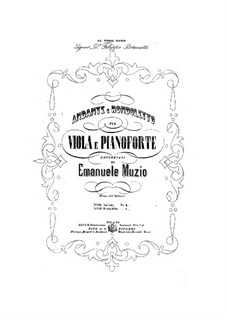 Andante und Rondoletto für Bratsche und Klavier: Andante und Rondoletto für Bratsche und Klavier by Emanuele Muzio
